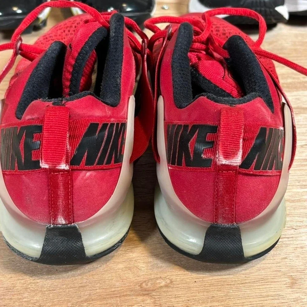 Red sneakers in US 12 Nike